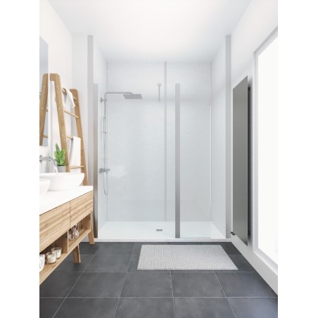 Panneau RELIEF Blanc ardoise 2500x1150x63mm, 1pc/carton