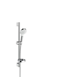 HG Crometta Set de douche Vario avec barre Unica'Croma 65 cm et porte-savon chrome